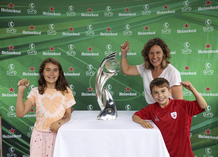 UEFA Women's Euro 2022 Trophy Reception, PR Photographer Manchester