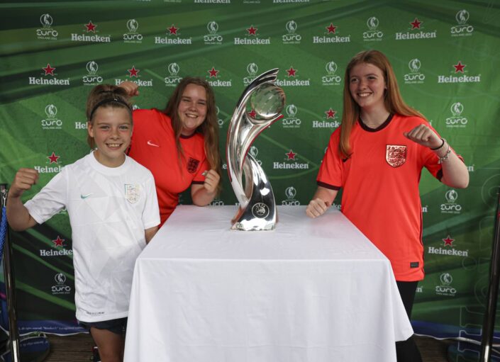 UEFA Women's Euro 2022 Trophy Reception, PR Photographer Manchester