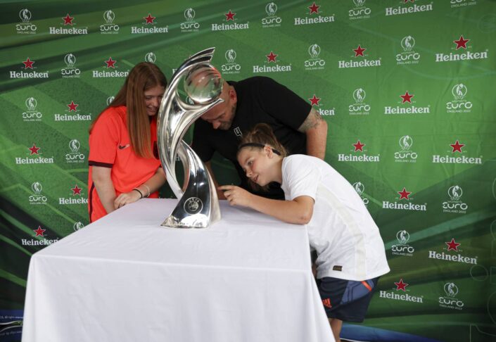 UEFA Women's Euro 2022 Trophy Reception, PR Photographer Manchester