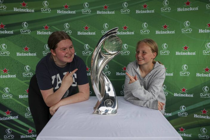 UEFA Women's Euro 2022 Trophy Reception, PR Photographer Manchester