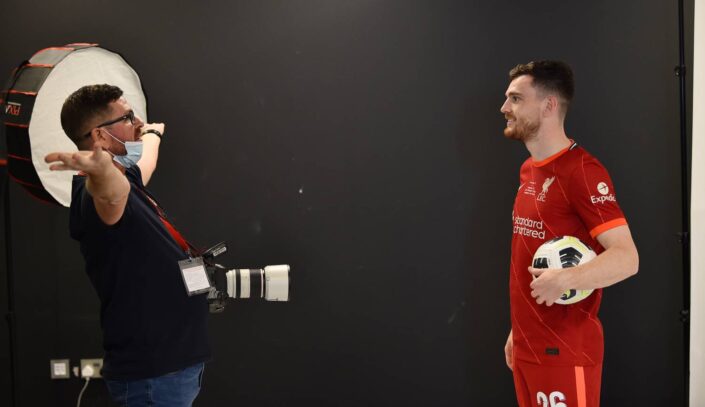 Liverpool Football Club: Carabao Cup Final Programme Commercial Shoot